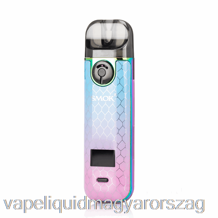 Smok Novo 4 25w-os Pod Kit Cián Rózsaszín Kobra Vape Folyadék